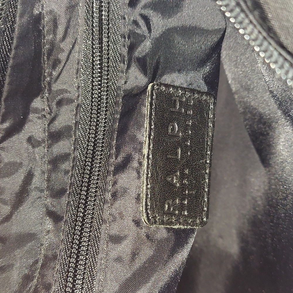 Vintage Ralph Lauren Nylon Black Tassel Small Tote Bag - Picture 12 of 12